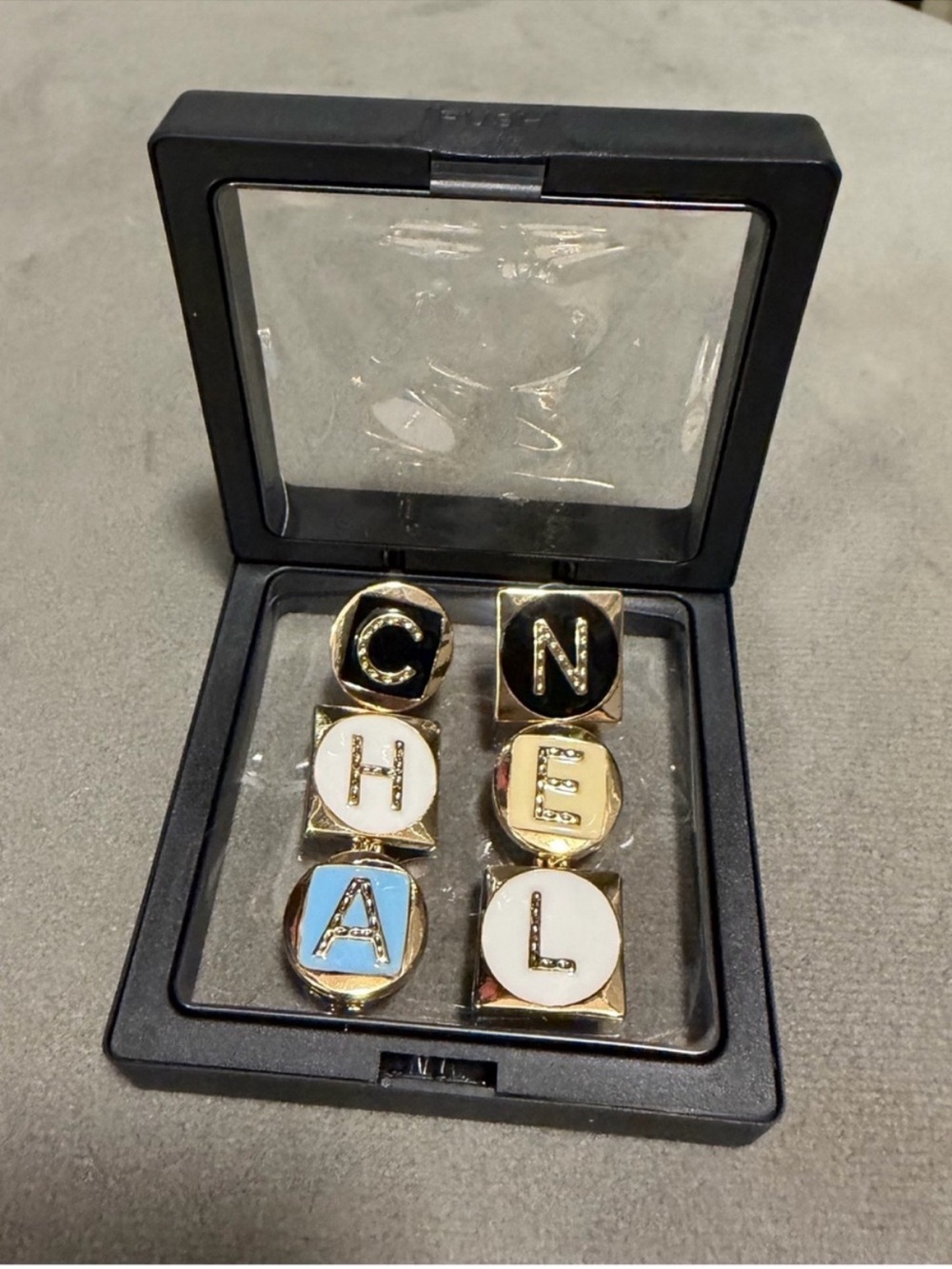 CHANEL 18K Gold Plated Earrings